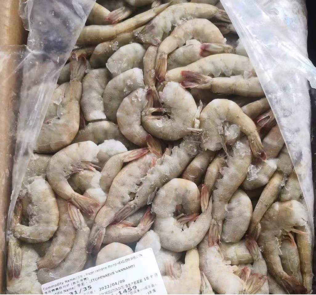 10月9日：厄瓜多尔无头白虾5KG*4盒 26/30 31/35 36/40 41/50 51/60，天津现货 厄瓜多尔三个公主无头白虾2KG*10盒 41/50 51/60，天环现货