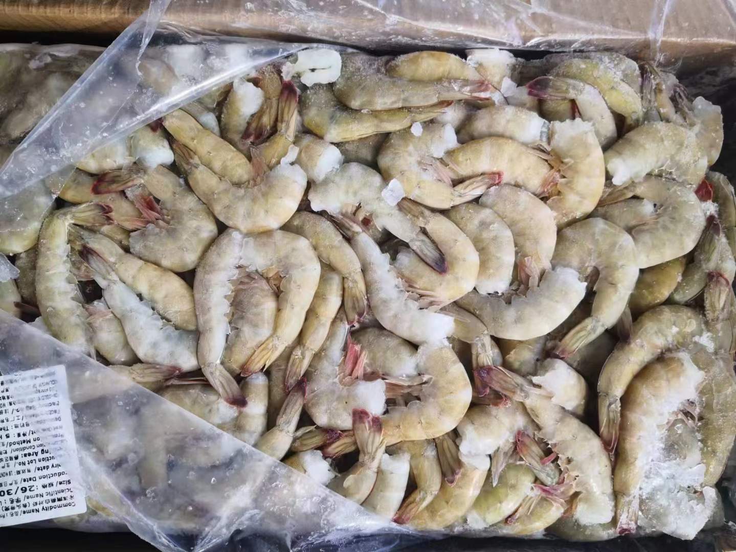 10月10日：厄瓜多尔无头白虾5KG*4盒 26/30 31/35 36/40 41/50 51/60，天津现货 厄瓜多尔三个公主无头白虾2KG*10盒 41/50 51/60，天环现货